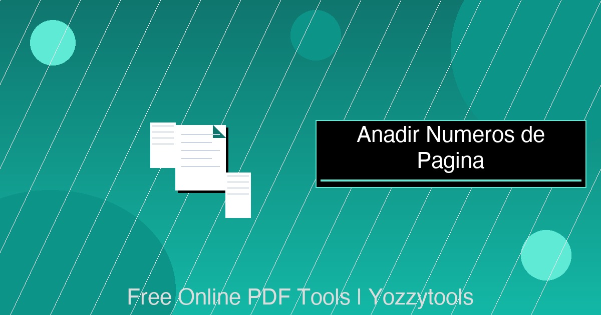 Añadir números de página al PDF