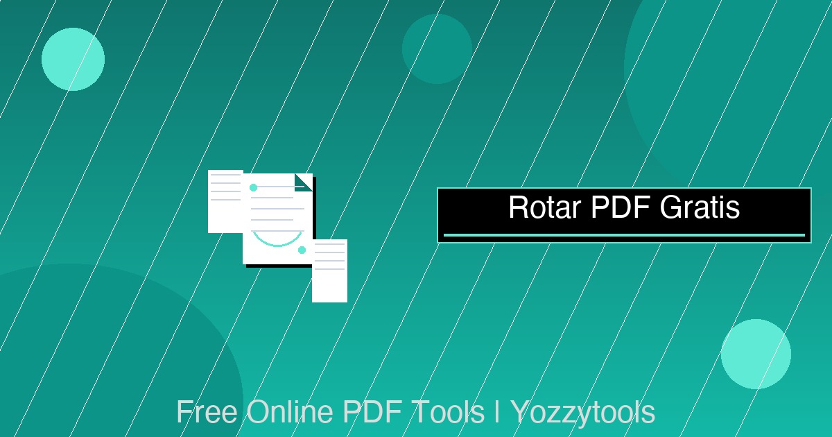 Rotar PDF gratis — arreglo rápido 90°