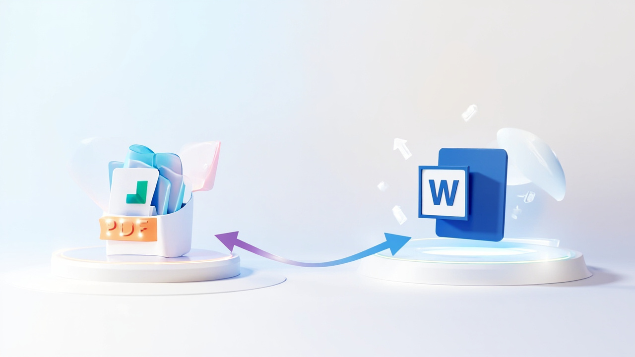 PDF से Word कन्वर्टर — संपादन योग्य DOCX